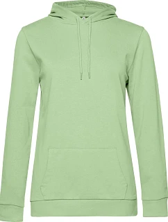 B&C #Hoodie /women Dámska mikina s kapucňou 01.W04W light jade
