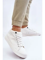 Dámské klasické vysoké tenisky Big Star model 21608900 bílé - Big Star Shoes Dámské klasické vysoké tenisky Big Star model 21608900 bílé - Big Star Shoes