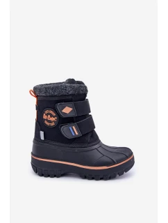 Śniegowce Dziecięce Na Rzepy Lee Cooper LCJ-24-44-2865K Czarne