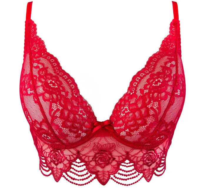 Dámsky polokorzet V-9691 Red - Axami