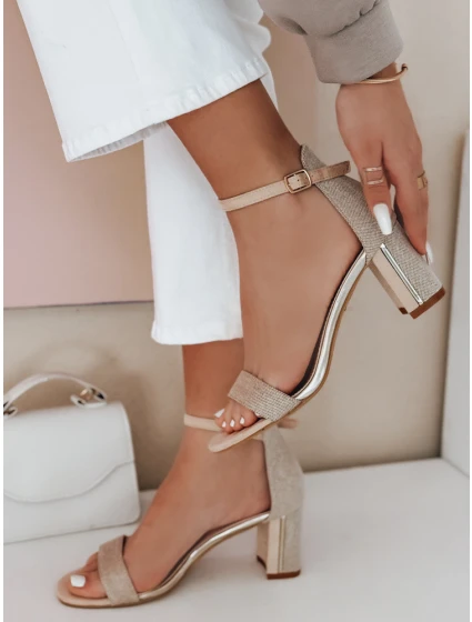 Dámske sandále SOFHEELS khaki stiletto FashionStreet ZY0792