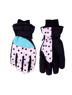 YOCLUB REN-0319G Dievčenské lyžiarske rukavice