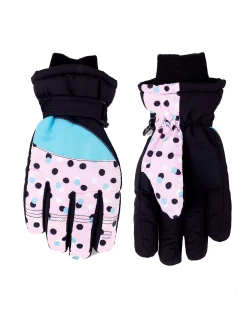 YOCLUB REN-0319G Dievčenské lyžiarske rukavice