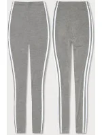 Bavlnené legíny v šedej melanžovej farbe (YW01049-3-1) Bavlnené legíny v šedej melanžovej farbe (YW01049-3-1)