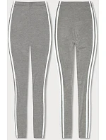 Bavlněné legíny v šedé melanžové barvě model 18556697 - J.STYLE Bavlněné legíny v šedé melanžové barvě model 18556697 - J.STYLE
