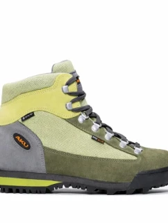 dámské trekové boty Ultralight Goretex model 21948143 kotníkové šedé zelené dámské - Aku