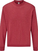 Mikina Fruit of the Loom Classic Set-In Sweat 16.2202, vintage heather red