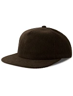 Atlantis Headwear Severny 5-panelová manšestrová čiapka s kšiltom 33.0307 hnedá