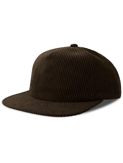 Atlantis Headwear Severny 5-panelová manšestrová čiapka s kšiltom 33.0307 hnedá