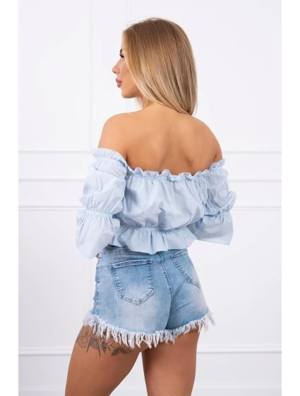 Modrá pruhovaná halenka Modrá pruhovaná halenka