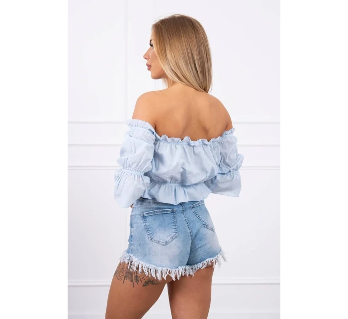 Modrá pruhovaná halenka Modrá pruhovaná halenka