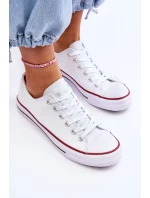 Klasické nízké dámské tenisky Bíle Vegas