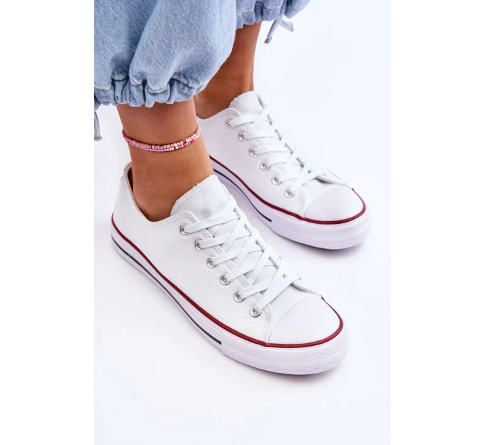 Klasické nízké dámské tenisky Bíle Vegas