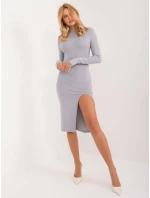 Sukienka EM SK model 21137489 szary - FPrice Sukienka EM SK model 21137489 szary - FPrice