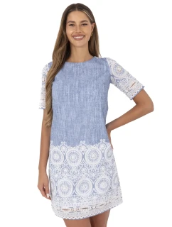 Šaty LK SK 506836 1.74P modré