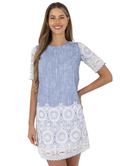 Šaty LK SK 506836 1.74P modré Šaty LK SK 506836 1.74P modré