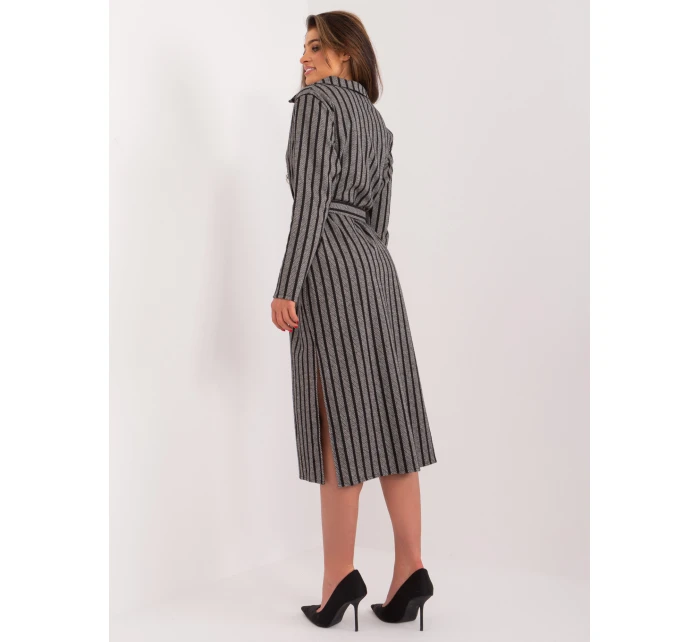 Šaty LK SK 509479.41 tmavo šedé