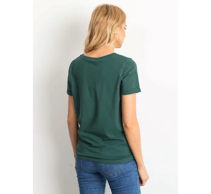 Tričko RV TS 4838.17P tmavo zelená