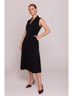 Košilové šaty ve střihu černé model 21154756 - STYLOVE