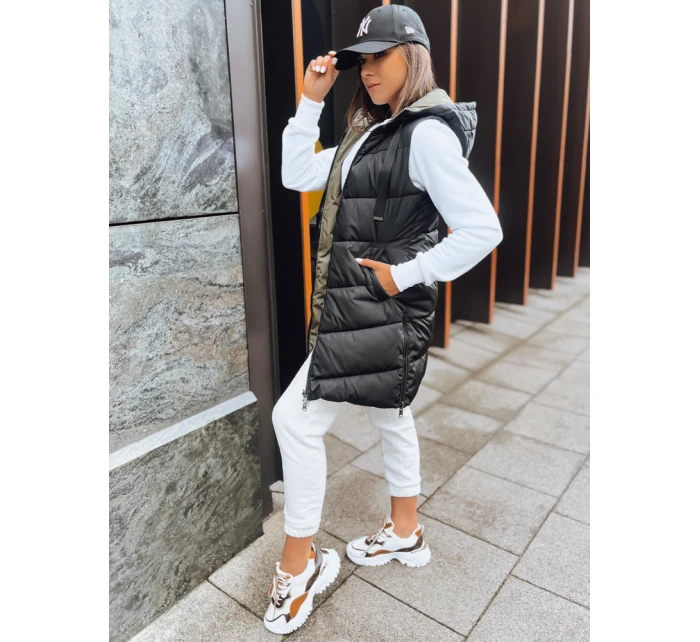 Dámská černá oboustranná vesta Dstreet model 21970093 - FashionStreet