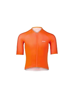 Cyklistické tričko POC M's Pristine Jersey oranžové – pánske