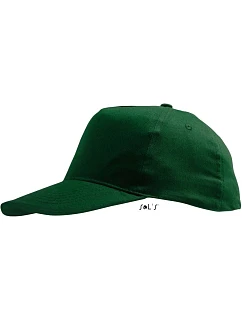SOL'S Sunny 5 panelová baseballová kšiltovka model 22525340 bottle green
