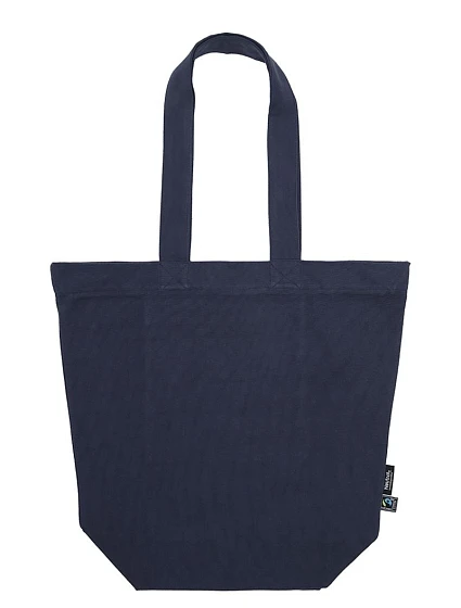 Neutral O 90053 Taška z organickej bavlny Fairtrade so zipsom 77.0053, tmavomodrá Neutral O 90053 Taška z organickej bavlny Fairtrade so zipsom 77.0053, tmavomodrá