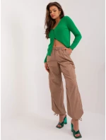 Spodnie model 19716219 jasny brązowy - FPrice