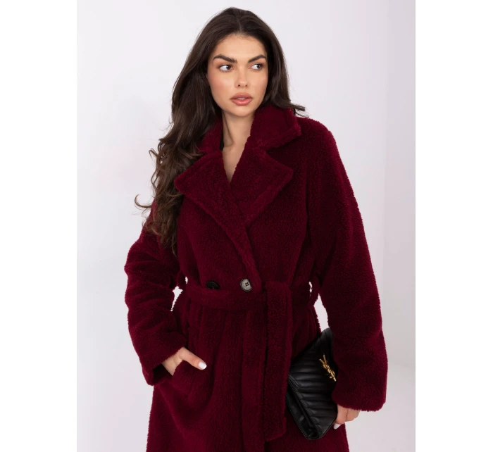 Kabát IT EN 97150.26 bordový Kabát IT EN 97150.26 bordový