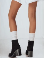 Dámské semišové kozačky černé Dstreet model 21993968 - FashionStreet
