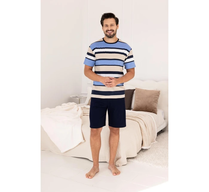 Regina 501 cr/r M-XL W26 pánske pyžamo