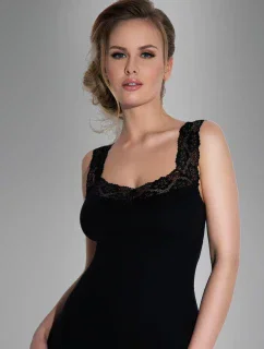 Černá dámská košilka model 7457576 SXL - Eldar