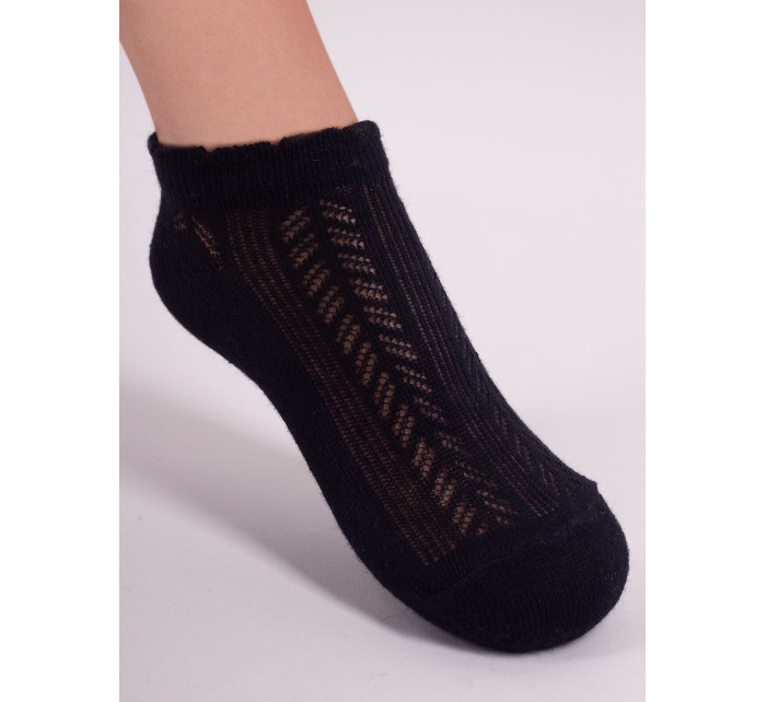 Dievčenské a dámske čipkované ponožky YO! SK-0010 23-41