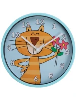 NÁSTENNÉ HODINY PRE DETI 22,5 CM MAČKA NÁSTENNÉ HODINY PRE DETI 22,5 CM MAČKA