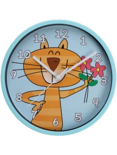 NÁSTENNÉ HODINY PRE DETI 22,5 CM MAČKA