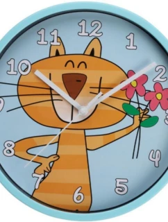 NÁSTENNÉ HODINY PRE DETI 22,5 CM MAČKA