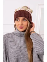 Dámská čepice Feba K330 hnědá