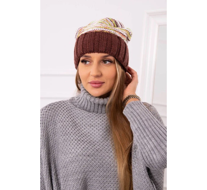 Dámská čepice Feba K330 hnědá