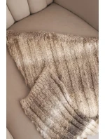 Dámsky vlnený komínový šál KN20 fialový