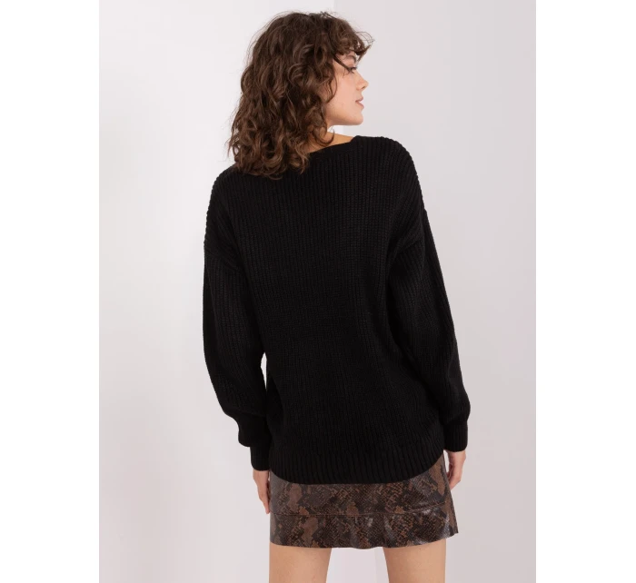 BA SW 8028 jumper.77 čierna