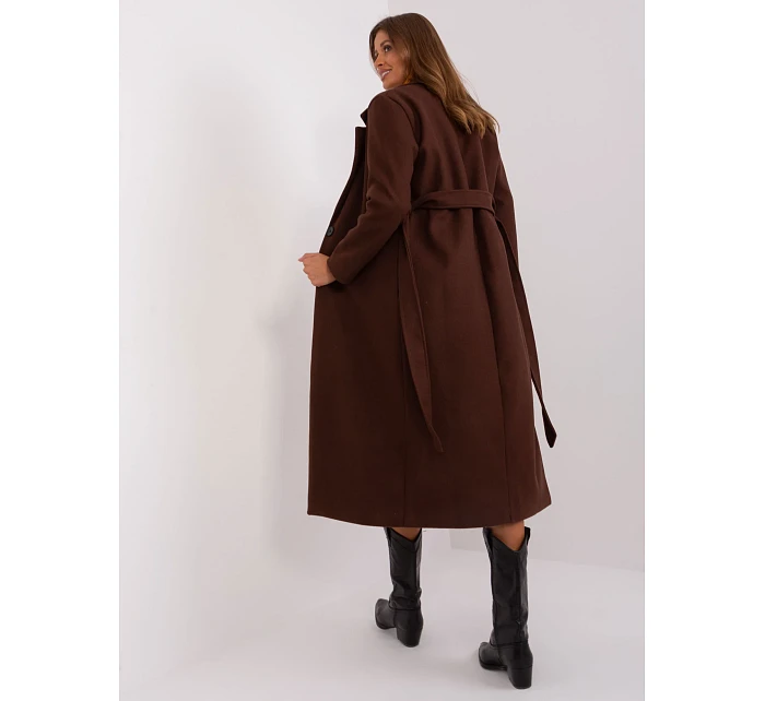 Kabát TW SK BI 5312 1.31 tmavohnedý