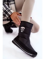 Dámske snežnice so zipsom Progress PROGJ-21-09 Black Dámske snežnice so zipsom Progress PROGJ-21-09 Black