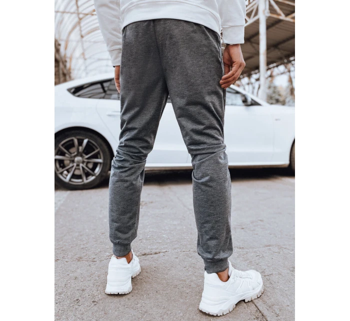 Pánské světle šedé teplákové kalhoty Dstreet model 21975808 - FashionStreet
