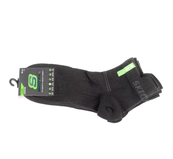3PPK Bamboo Mesh Quarter Socks model 21387937 Black 3942 - Skechers 3PPK Bamboo Mesh Quarter Socks model 21387937 Black 3942 - Skechers