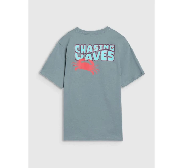 Chlapecké tričko oversize s potiskem model 21436124 - 4F Chlapecké tričko oversize s potiskem model 21436124 - 4F