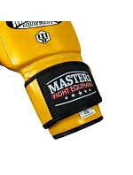 RBT-MEX 12 oz žlté kožené boxerské rukavice