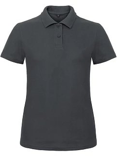 B&C ID.001 /women Dámske piqué polo 01.ID10 antracit