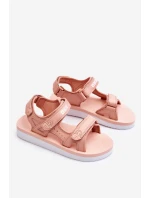 Dámské sportovní sandály na platformě Big Star model 21610841 Růžové - Big Star Shoes