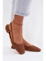 baleríny z eko semiše Camel model 21951516 - Boto