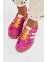 Kožené Dámské Tenisky model 22013924 Fuchsiová - S.Barski